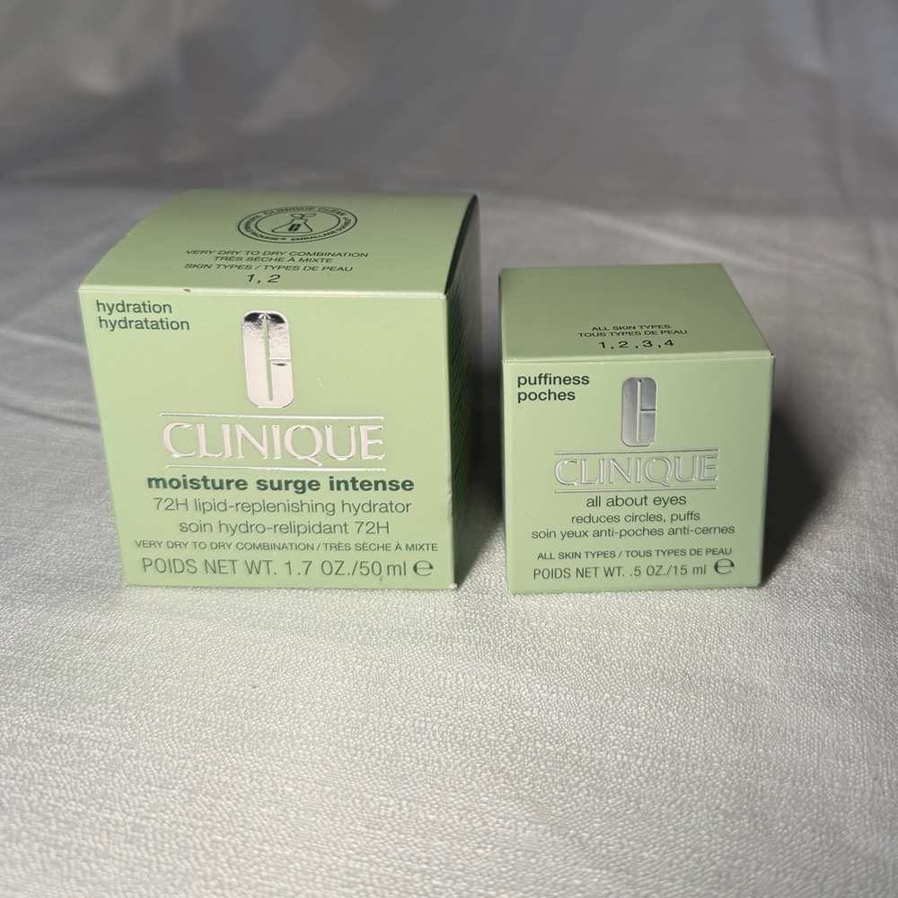 Clinique Moisture Surge Intense and All About Eyes Set - Light Green